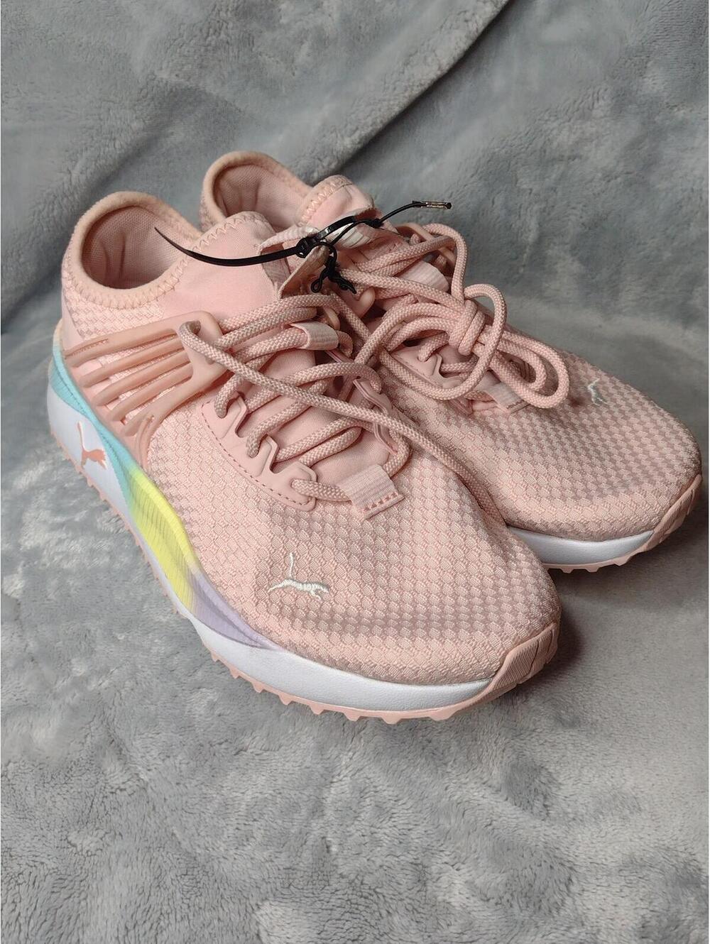 NWOB Puma Girl's Pink/SoftFoam+ Sneakers Size 6